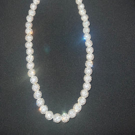 White Rhinestone Necklace